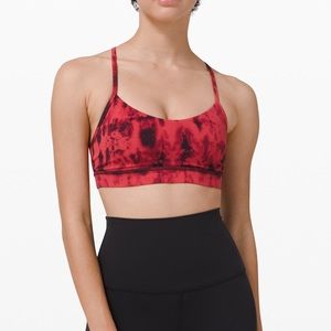 Flow Y Bra in Game Day Red Black Multi